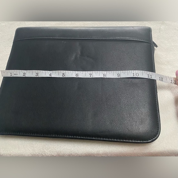 Day-Timer Black 7 Rings Faux Leather Planner Binder Wallet 11.5 x 9 inches - Picture 6 of 8